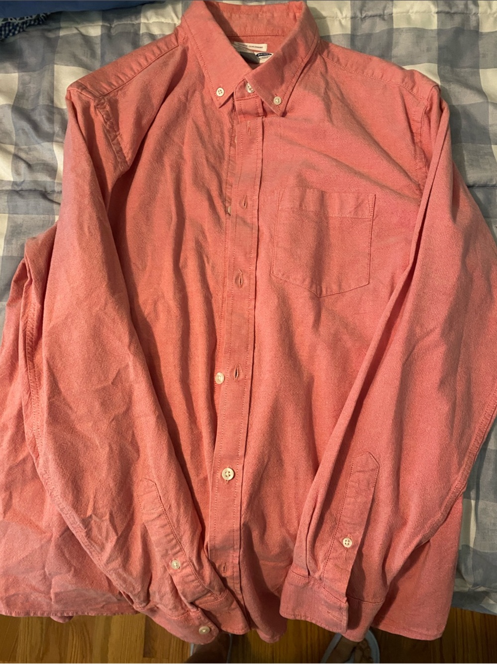Old Navy Coral Button-Down Shirt